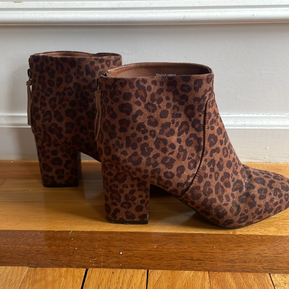 LOFT Leopard print boots! Cute!! Hate to see these go! - Picture 5 of 6